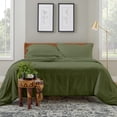 thumbnail image 1 of Cosy House Collection Luxury Bamboo Duvet Cover Set 3-Piece - Ultra Soft Bedding - Zippered Comforter Protector, Includes 2 Pillow Shams - Full/Queen - Sage Green, 1 of 5