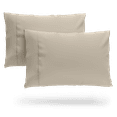 thumbnail image 1 of Cosy House Collection Ultra Soft Luxury Standard Size Pillow Cases - Tan Pillowcase Set of 2 - Cooling & Breathable, 1 of 7