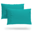 thumbnail image 1 of Cosy House Collection Ultra Soft Luxury Standard Size Pillow Cases - Turquoise Pillowcase Set of 2 - Cooling & Breathable, 1 of 7