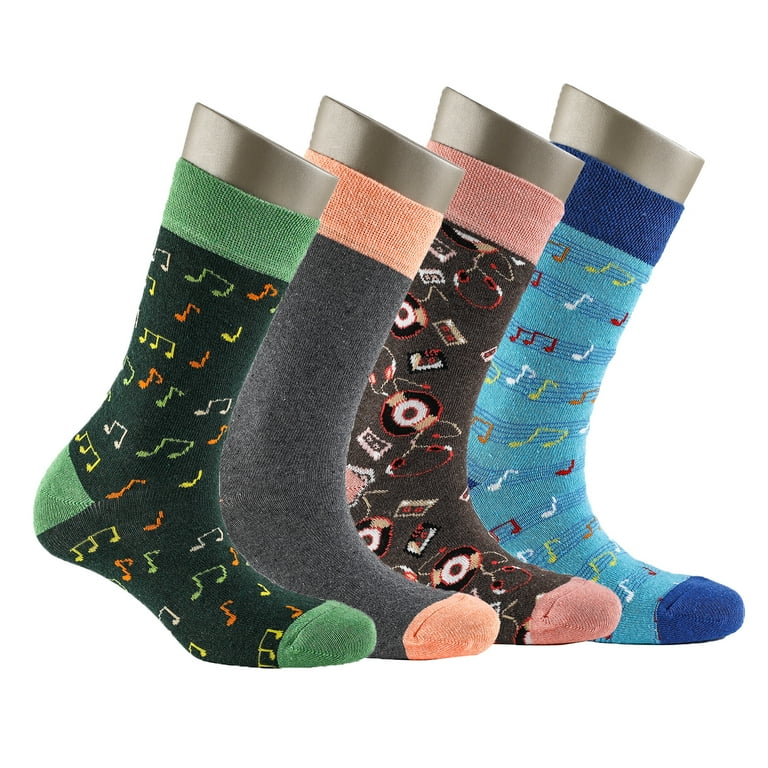 Cosyfeel® 4 Pairs Of Diabetic Socks For Women | Super Soft Eco Friendly Bamboo Material | Durable With Seamless Toe | Multi Color Patterns | 4 Season, White