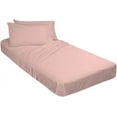 thumbnail image 1 of Cot Bed Sheet Sets of 4 Piece - 400TC Camper RV Tailers Cotton Sheets - 100% Egyptian Cotton 12" Deep Pocket Sleeper Truck Motorhomes & Air BNB Homes Sheets - Pink Solid, RV Full-XL., 1 of 5