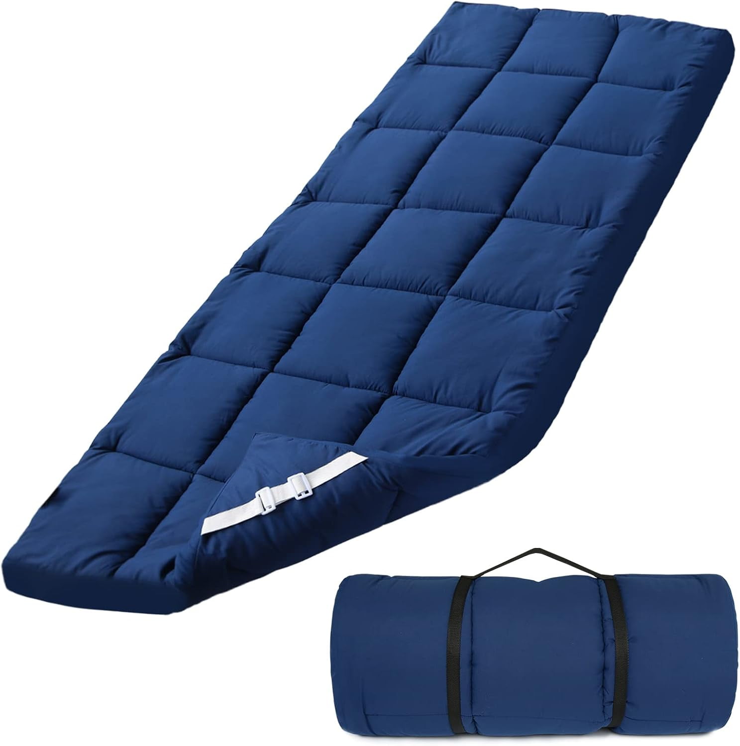 Cot Mattress Topper (Improved Thickness), Quilted Cot Pads for Camping