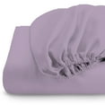thumbnail image 1 of Cot Size 1PC Fitted Sheet - 30 x 80 Inch - 100% Egyptian Cotton Sheets 6 To 8 Inch Deep Pocket, 400TC Ultra-Soft & Cool Sheets for RVs/Bunk/Camp/Guest/Narrow & Twin Beds - Lavender Solid., 1 of 5