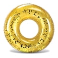 thumbnail image 1 of Cota Global Inflatable Gold Pool Float - Premium Confetti Round Pool Float, Inflatable Swimming Tube Pool Ring Float for Kids and Adults, Heavy Duty Floating Tube for Pool, Beach, or Lake - 48 Inches, 1 of 7