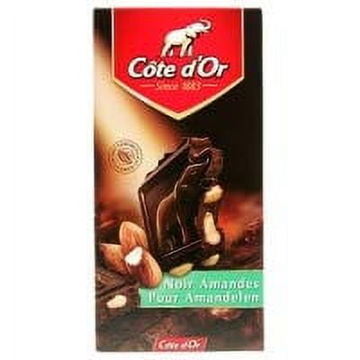 Cote D'Or Chocolat Noir et Amandes Entieres 180g