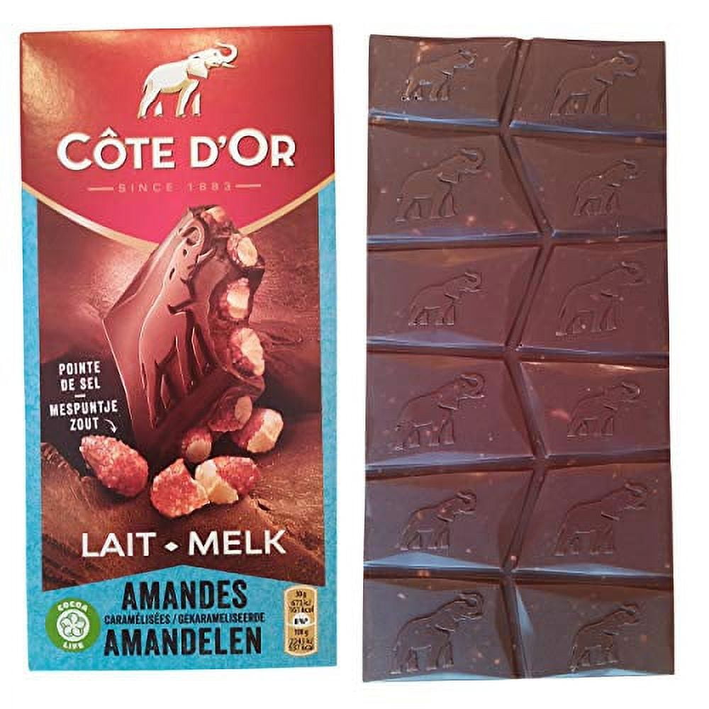 Cote Dâ€™Or Chocolat au Lait Amandes Caramelisees et Pointe de Sel