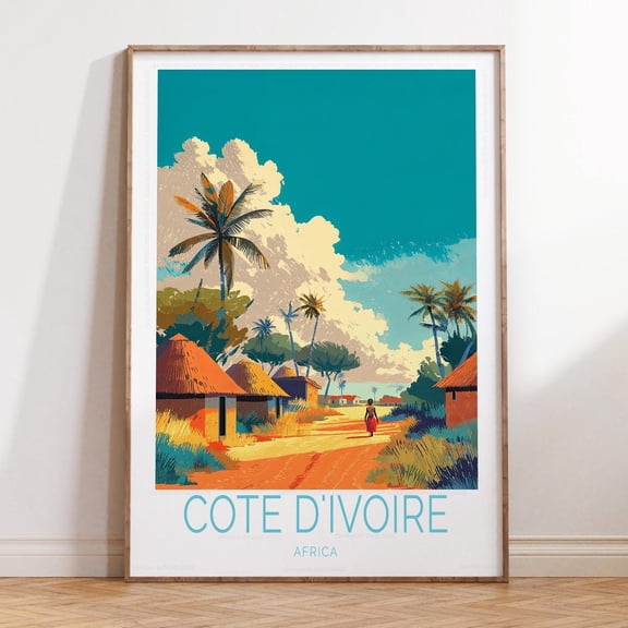 Cote Divoire Africa Scenic Nature View Print Unframed Paper Print