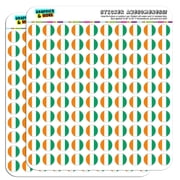 Cote d'Ivoire Ivory Coast National Country Flag 1/2" 0.5" Scrapbooking Crafting Stickers