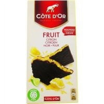 Cote d'Or Chocolat Noir Fruit Citron 130g