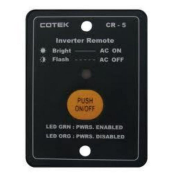 Cotek CR5 Remote Control For Use With The S1500 Inverters