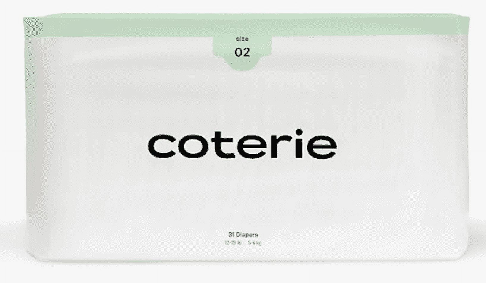 Coterie Overnight Baby Diapers Size 2 (10 16 pounds) 31 Count