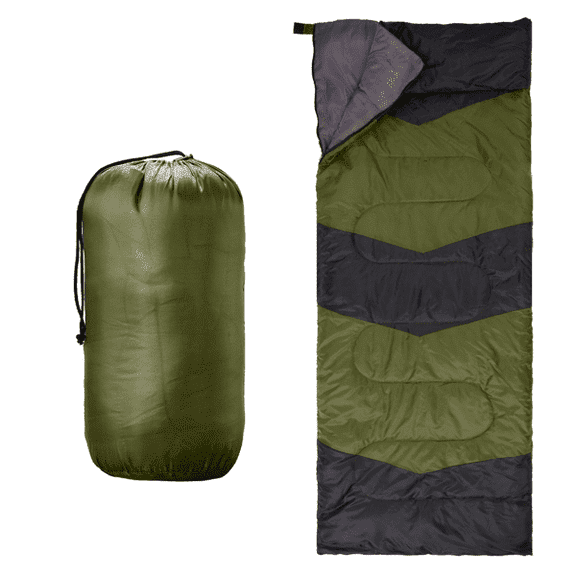 Cotinse Sleeping Bag for Camping -Backpacking Lightweight Sleeping Bag for Adult - 2lb Green