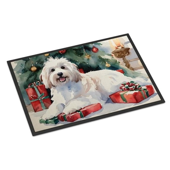 Coton De Tulear Cozy Christmas Doormat DAC2639