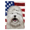 thumbnail image 1 of Carolines Treasures CK6495GF Coton de Tulear Dog American Garden Size Outdoor-Flags, Multicolor, 1 of 3