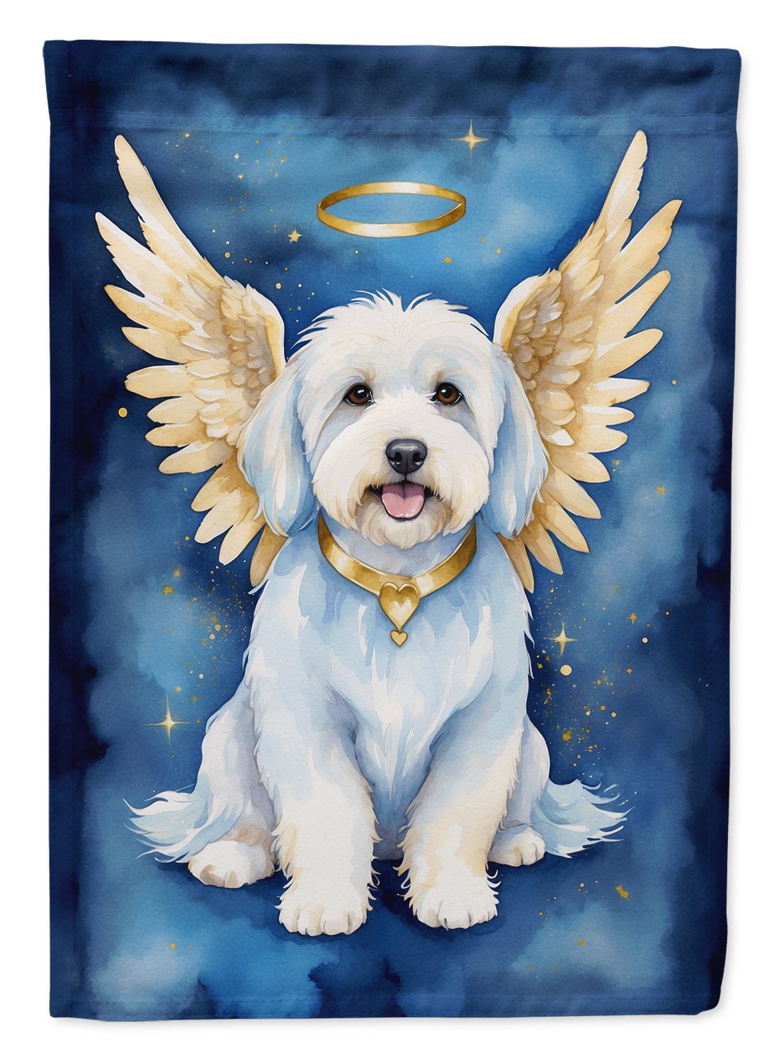 Coton de Tulear My Angel House Flag 28 in x 40 in