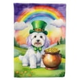 thumbnail image 1 of Coton de Tulear St Patrick's Day House Flag 28 in x 40 in, 1 of 7