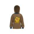 thumbnail image 1 of Cotonly Kids Roar Hoodie - Brown, Fleece Winter Wear with Lion Graphic Print, Detachable Hoodie, and YKK Zipper and Pockets, 100% Organic Cotton, Sizes 2T-12 Years, 1 of 2