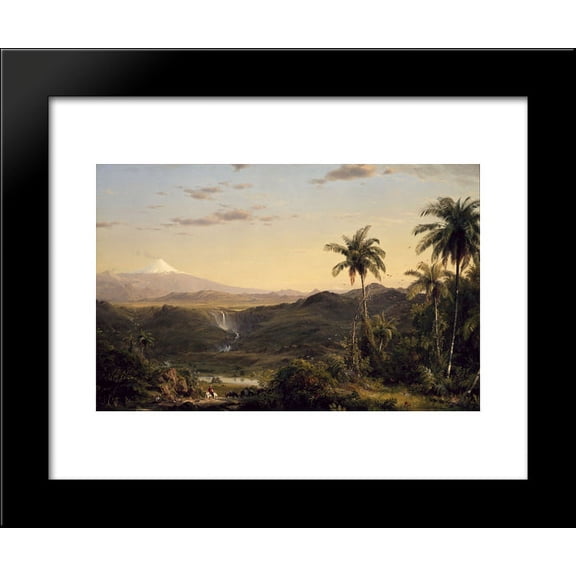 Cotopaxi 20x24 Framed Art Print by Frederic Edwin Church