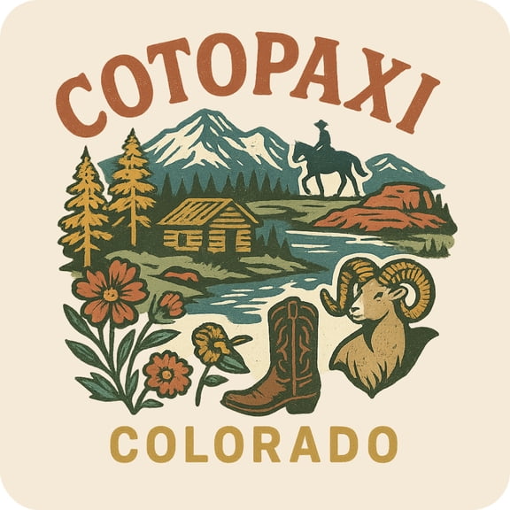 Cotopaxi Colorado Keepsakes Souvenir Vinyl Sticker – Destination Travel Keepsake Collectible (3-Inches Wide)