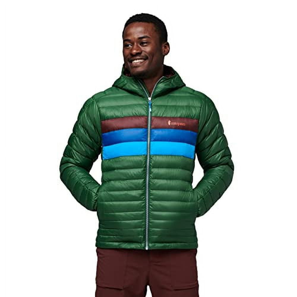 Cotopaxi Fuego Down Hooded Jacket - Men's Forest Stripes X-Large