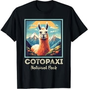 Cotopaxi Llama Flower Souvenir Ecuador Hiking T Shirt