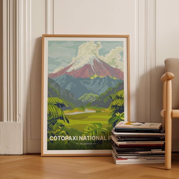 Cotopaxi Volcano Ecuador Wall Decor