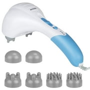 Cotsoco Handheld Back Massager - Double Head Electric Full Body Massager - Deep Tissue Percussion Massage Hammer for Muscles, Head, Neck, Shoulder, Back, Leg, Foot