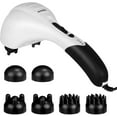 thumbnail image 1 of Cotsoco Handheld Back Massager - Double Head Electric Full Body Massager - Deep Tissue Percussion Massage Hammer for Muscles, Head, Neck, Shoulder, Back, Leg, Foot (Black), 1 of 8