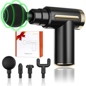 Cotsoco Mini Massage Gun, Cordless Handheld Deep Tissue Muscle Massager 6 Speeds Percussion Massage Device Super Quiet with Intelligent Pressure Sensing System
