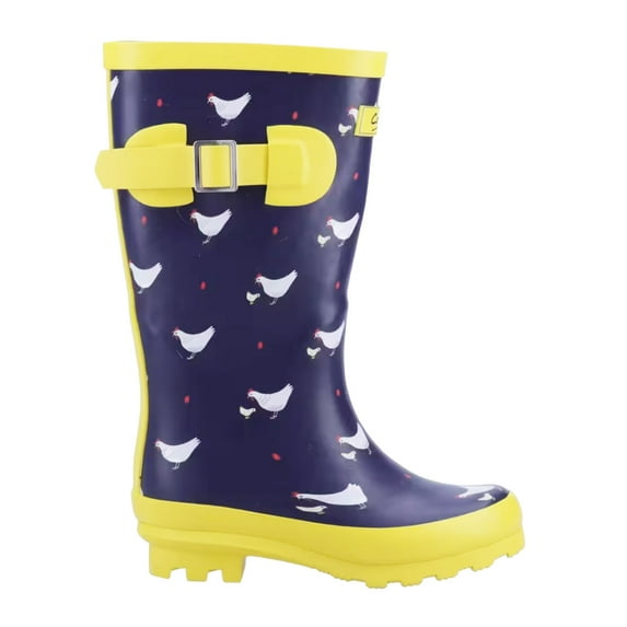Cotswold Boys/Girls Farmyard Chicken Wellington Boots
