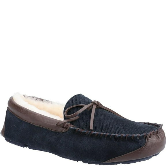 Cotswold Mens Northwood Suede Moccasin Slippers
