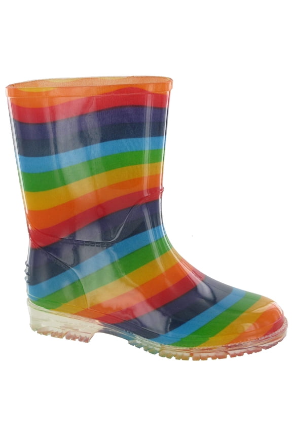 Cotswold PVC Kids Rainbow Welly/Little Girls Boots