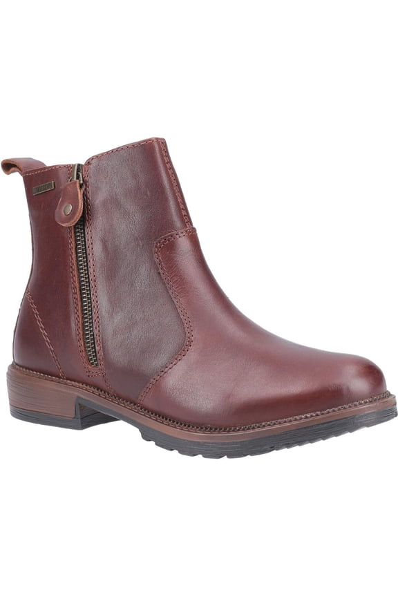 Cotswold Womens Ashwicke Zip Leather Ankle Boot