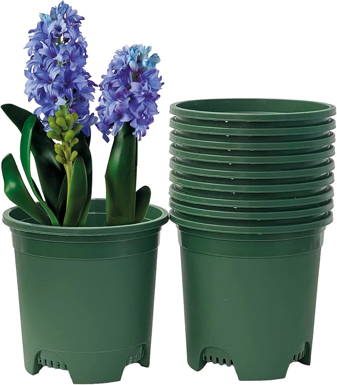 Cotta Planters 2 Gallon Nursery Pots 10Pack Plastic Planters