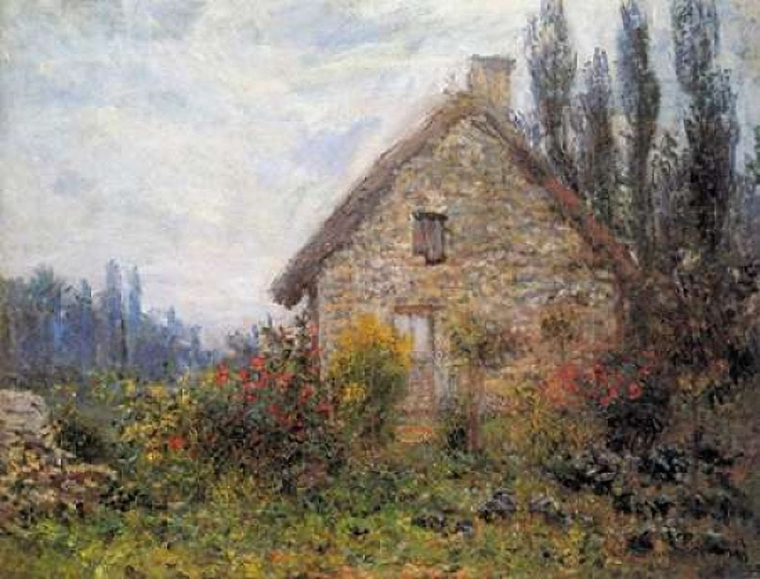 Cottage 1879 Canvas Art - Claude Monet (18 x 24)