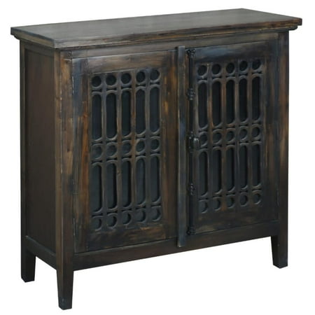 Sunset Trading Cottage Carved 39" Solid Wood Cabinet in Distressed Brown price history and forecast - Sunset Trading CC-CAB187S-VI