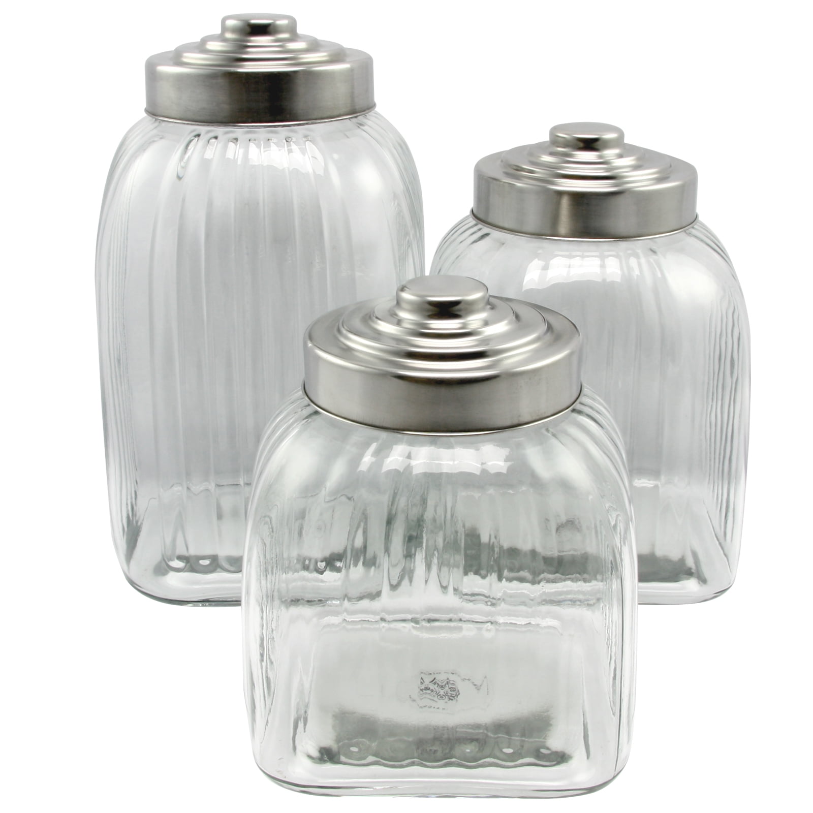 https://i5.walmartimages.com/seo/Cottage-Chic-3-Piece-Clear-Glass-Canister-Set-with-Stainless-Steel-Lid_1977ba8b-9097-48cb-b03f-a3f53f6987b8_1.a598e304fadbcbc7f9fe63dfb66fa785.jpeg