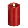thumbnail image 1 of Cottage Collectibles Luxury Lite Home Decor Flameless LED Wax Pillar Candle , Red, 1 of 2