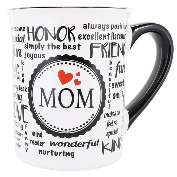 Cottage Creek 16 oz Ceramic Coffee Mug - Best Mom Ever, Mother's Day