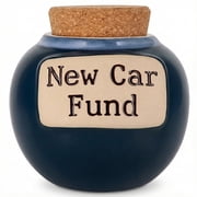 Cottage Creek New Car Fund Ceramic Piggy Bank