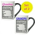 thumbnail image 1 of Cottage Creek Grandma Grandpa Mugs, 16 oz Ceramic Coffee Mugs, Set of 2, 1 of 9