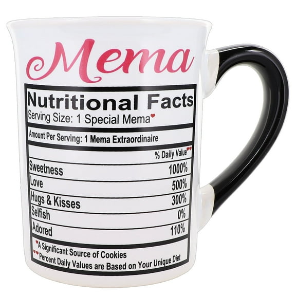 Cottage Creek Mema 16oz. White Ceramic Coffee Mug