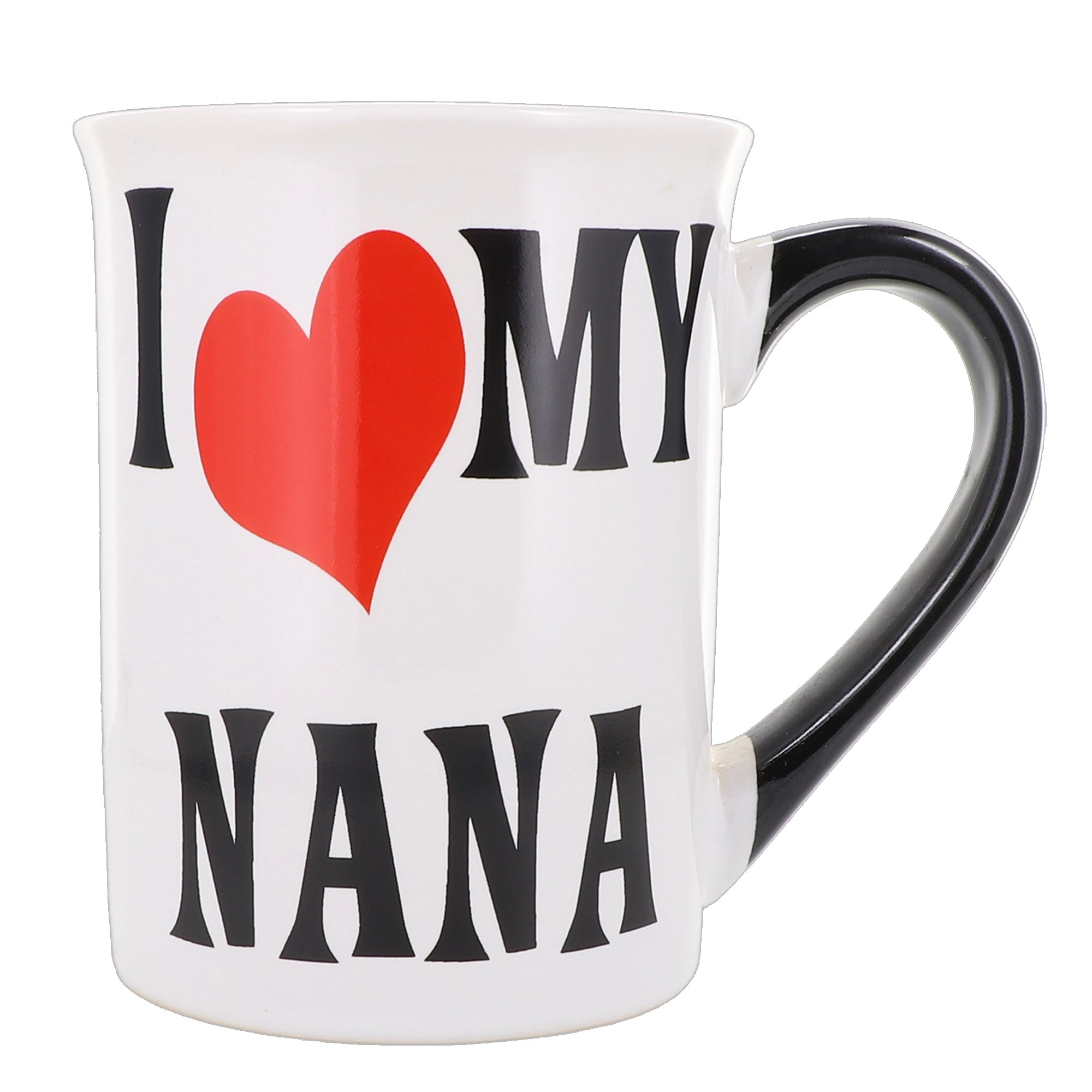 White Ceramic 16oz Nana Coffee Mug with Heart Design