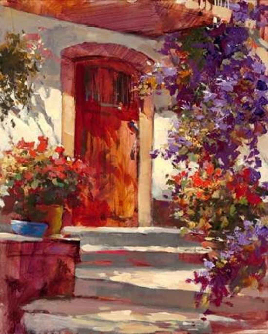 Cottage Door Canvas Art - Brent Heighton (24 x 30)