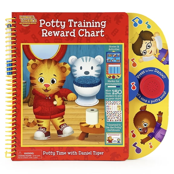 Cottage Door Press: Daniel Tiger Potty Training Reward Chart, Book 1 (Paperback)