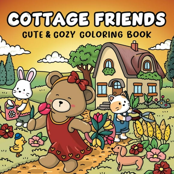 Cozy Friends Coloring Book