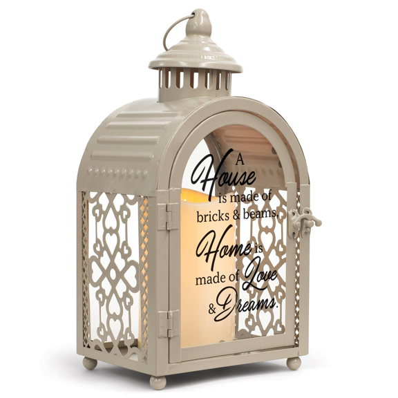 Cottage Garden LTN189MG A Home Is Made of Bricks & Beams Lantern