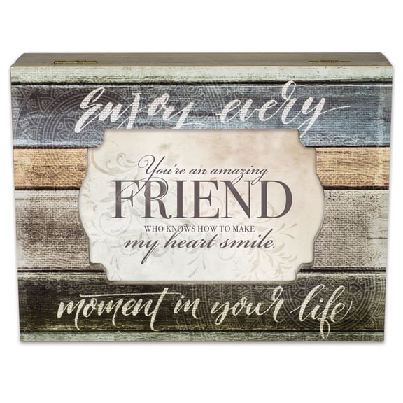 Cottage Garden Amazing Friend Heart Moments Decoupage Music Box Plays That's What Friends are for