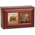 thumbnail image 1 of Cottage Garden Congrats Retirement Woodgrain Petite Music Box / Jewelry Box Plays How Great Thou Art, 1 of 5