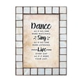 thumbnail image 1 of Cottage Garden Dance Sing Live Mother of Pearl Amber 4 x 6 Table Top and Wall Photo Frame, 1 of 1